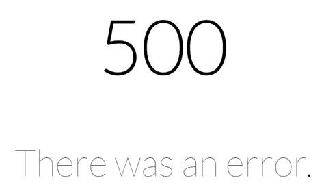 Chyba 500 .